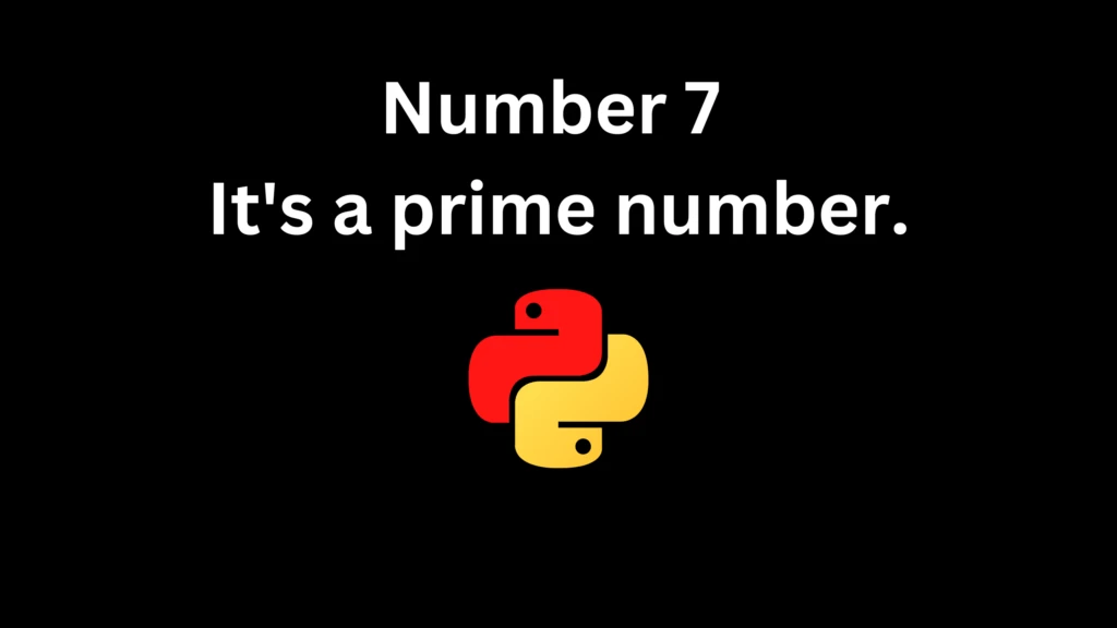 Python Prime Number