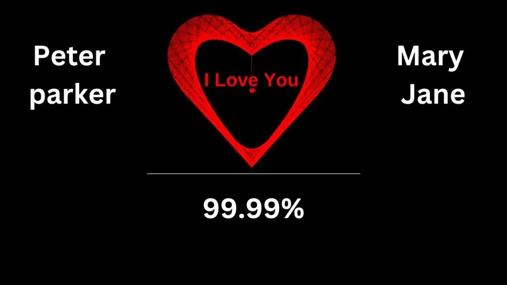 Love Calculator In Python Tkinter Code